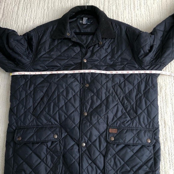 Polo Ralph Lauren Vintage Quilted Navy Jacket Men’s XL - Picture 15 of 16